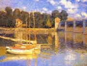 Claude Monet Le Pont d'Argenteuil oil painting artist